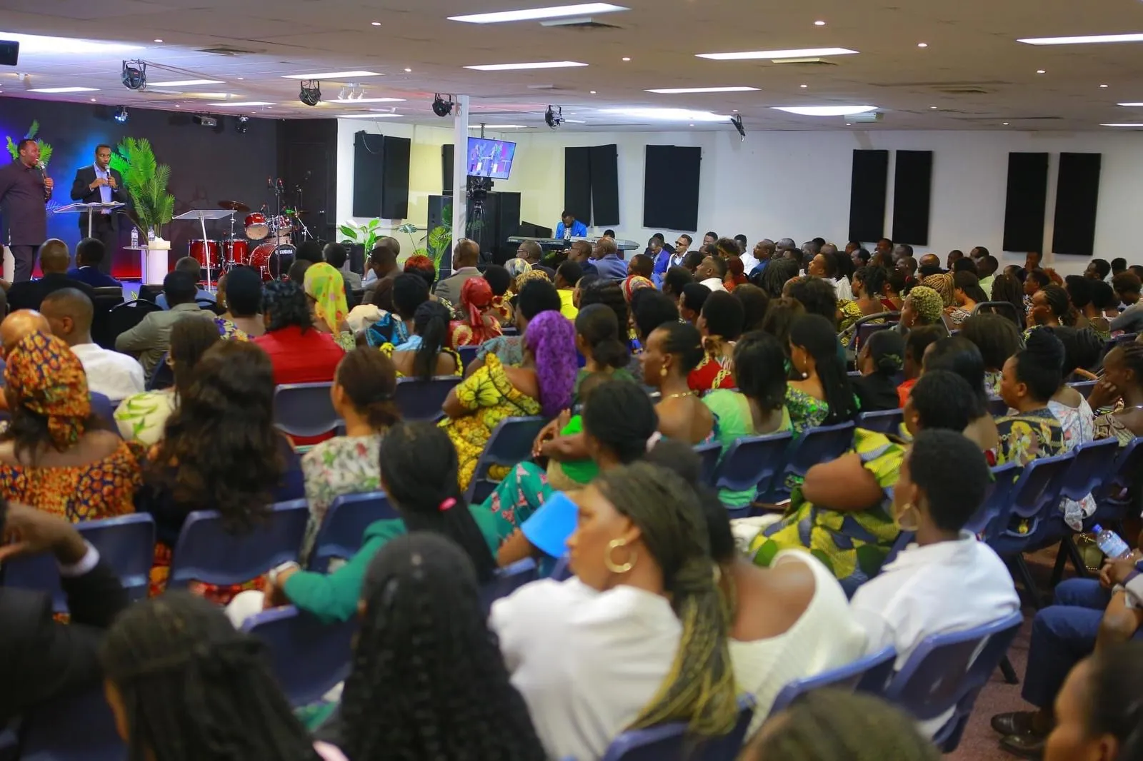 Worship gathering at Peniel Revival Church